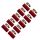 FOUR Connect 4-690743 6.0mm2 4.8mm red flat connector, 10pcs