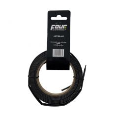 FOUR Connect 4-ST3BL4-G kutistesukka, 3:1 musta liimalla 4,8 mm 3m